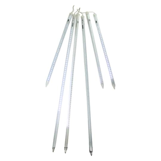 Northlight Pure White LED Dripping Icicle Christmas Light Tube Set | Michaels®
